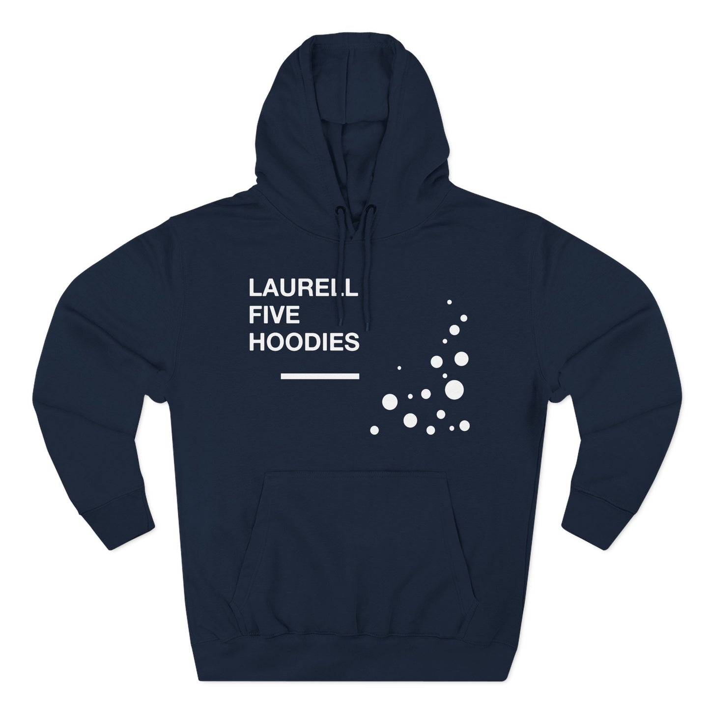 Navy blue "paint" hoodie