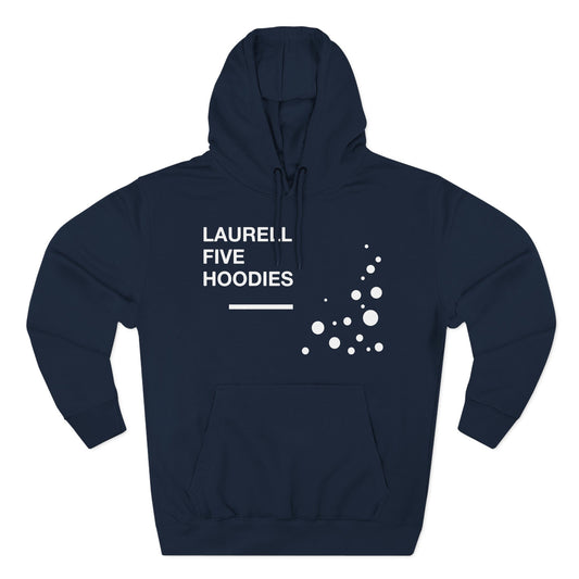 Navy blue "paint" hoodie