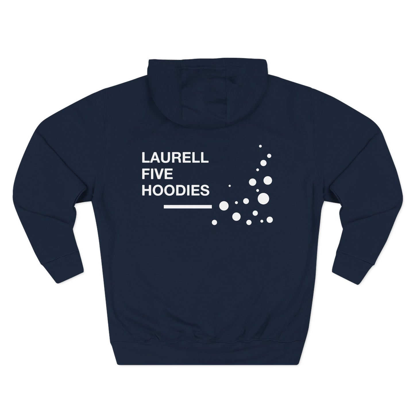 Navy blue "paint" hoodie