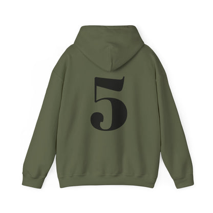 Laurell 5 hoodie (military green and black)