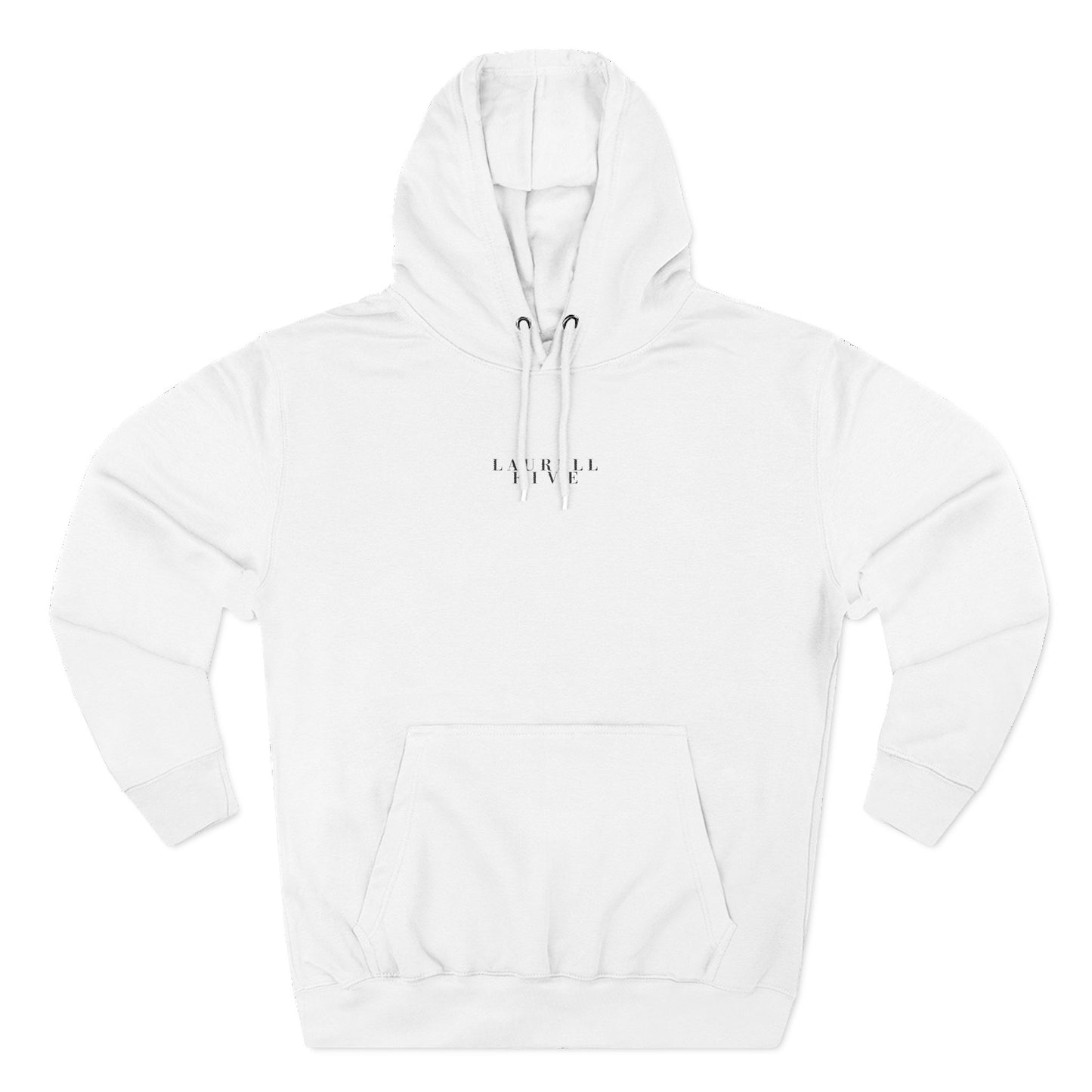 L A U R E L L  F I V E (white) embroidery hoodie