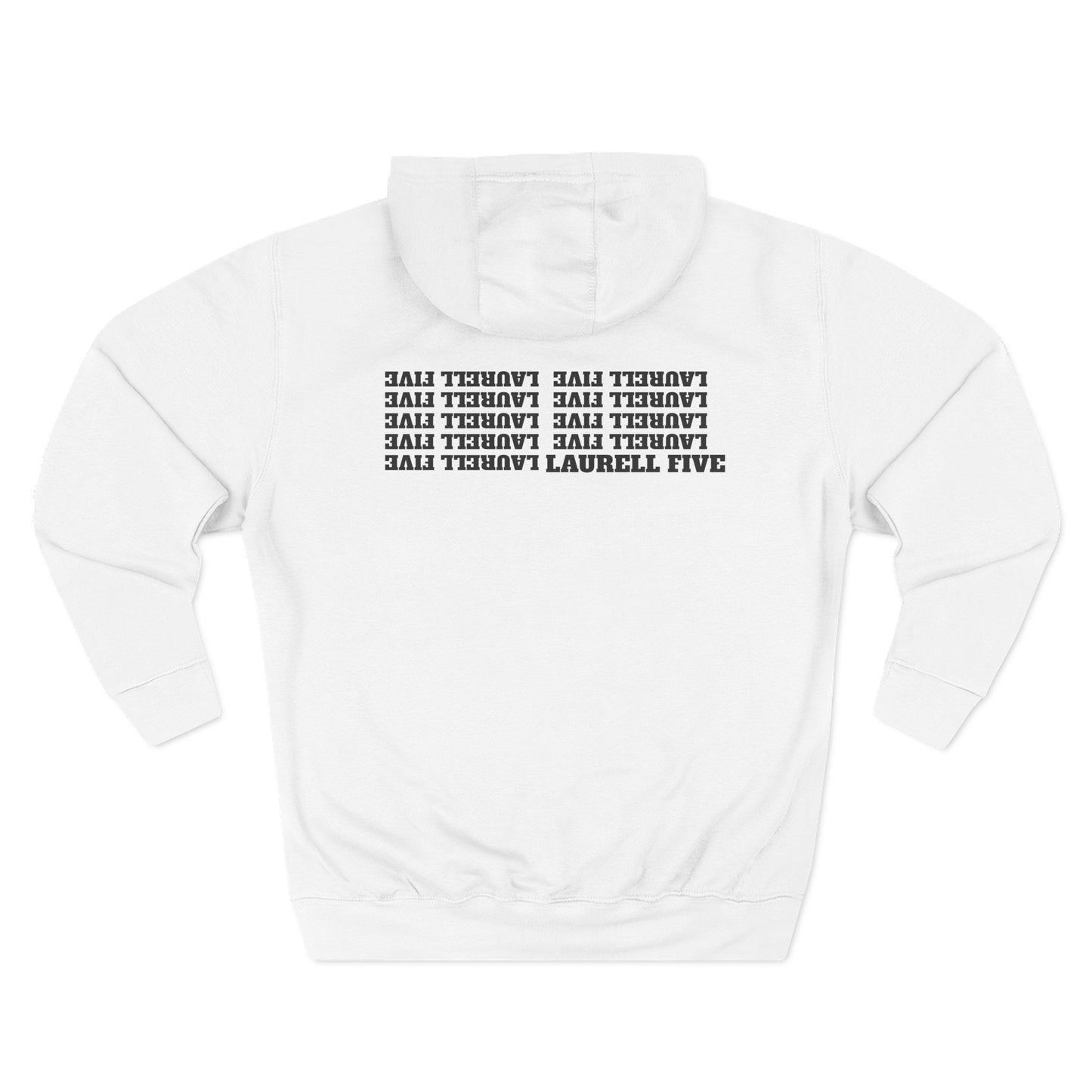 Multiple Laurell Fives hoodie (white)