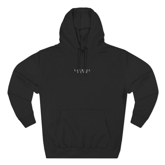 L A U R E L L  F I V E (black) embroidery hoodie