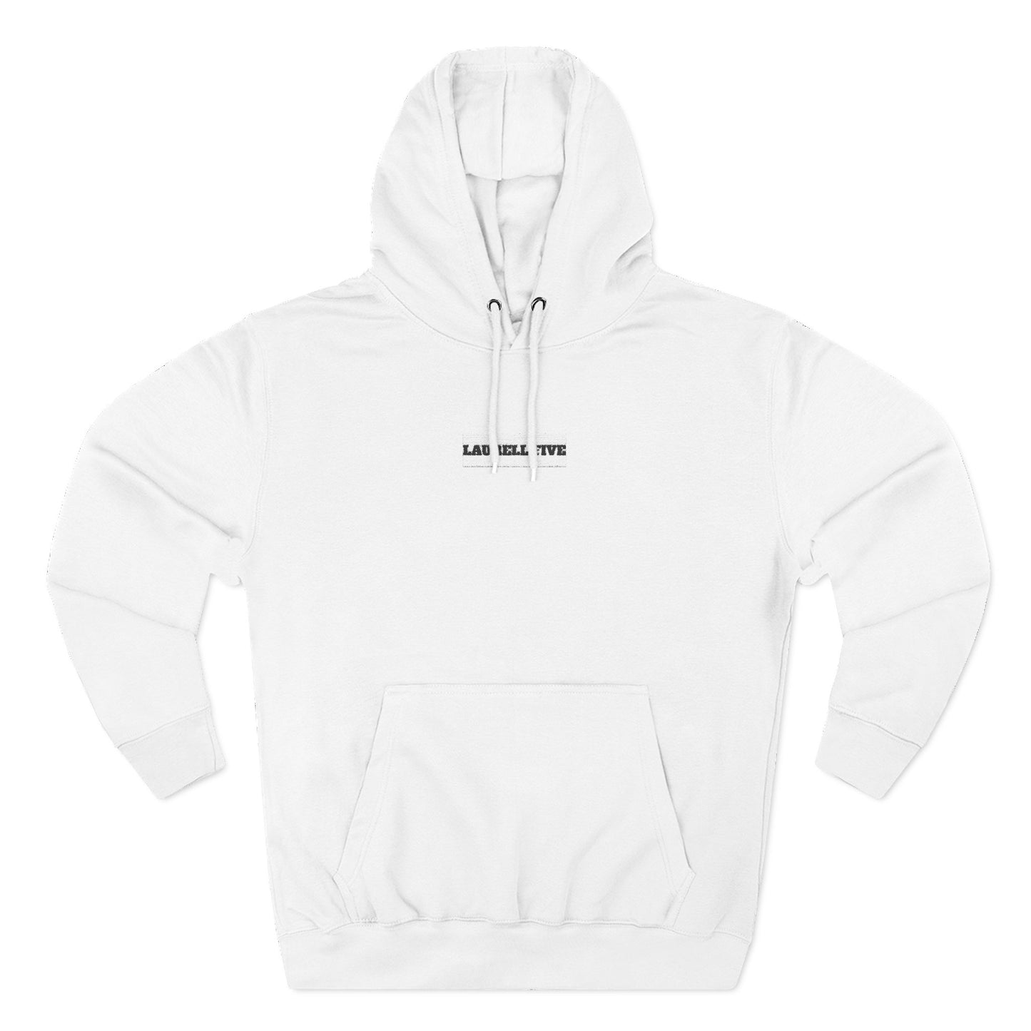 Laurell Five logo (embroidery) (white)