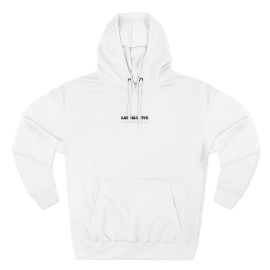 Laurell Five logo (embroidery) (white)