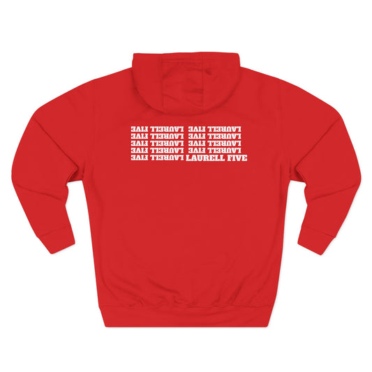Multiple Laurell Fives hoodie (red)
