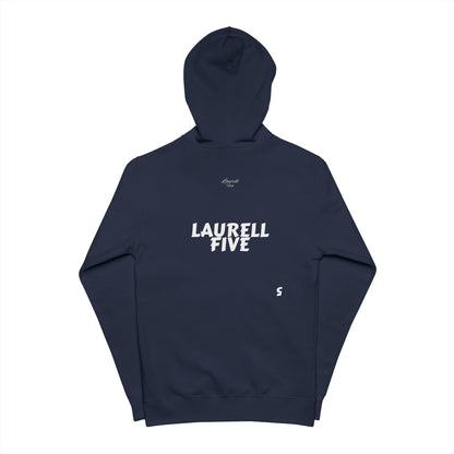 NAVY BLUE 5 logo hoodie