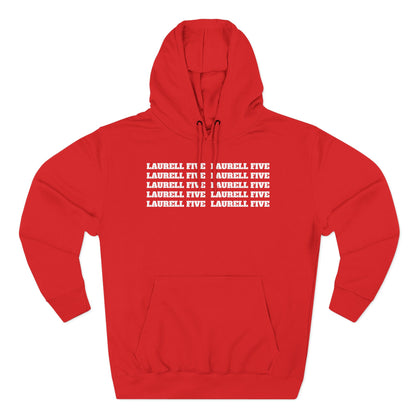 Multiple Laurell Fives hoodie (red)