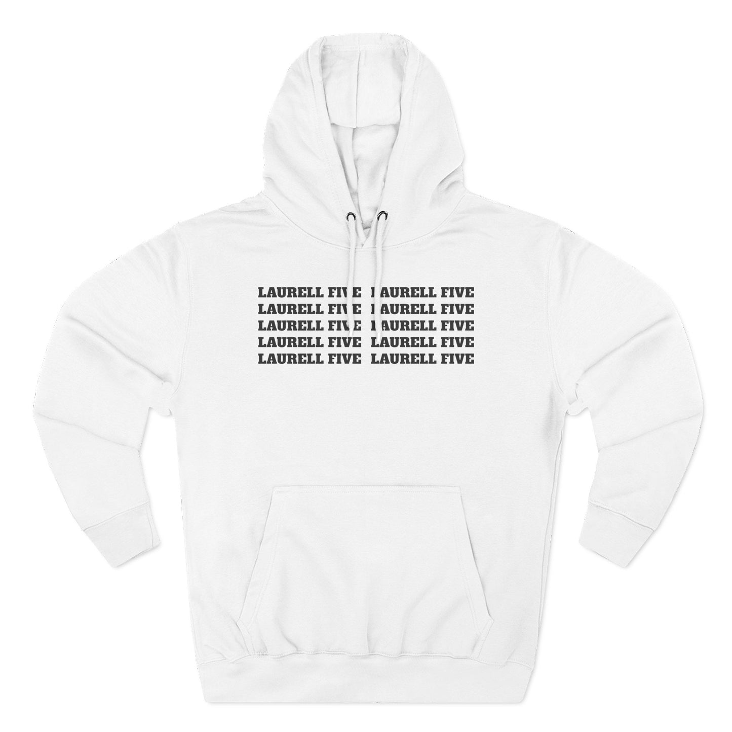 Multiple Laurell Fives hoodie (white)
