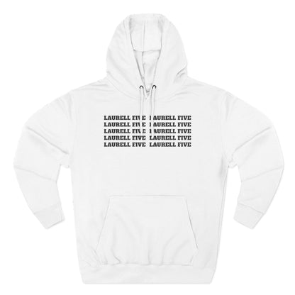 Multiple Laurell Fives hoodie (white)