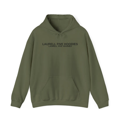 Laurell 5 hoodie (military green and black)