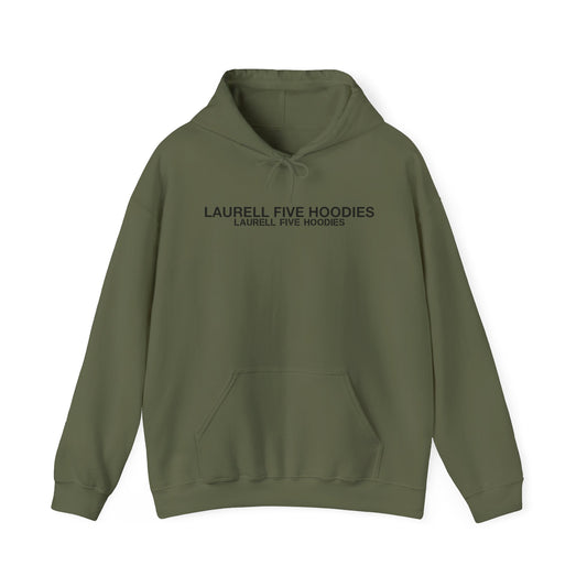 Laurell 5 hoodie (military green and black)