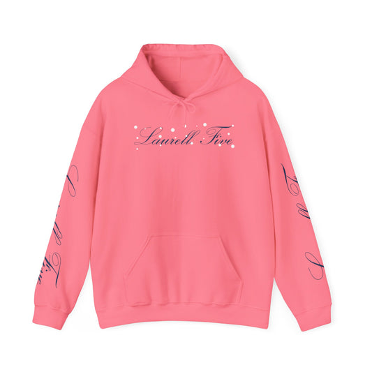Pink with dots hoodie